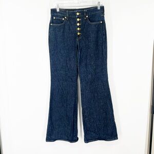 J. Crew High Rise ‘96 Flare Jeans Button Fly